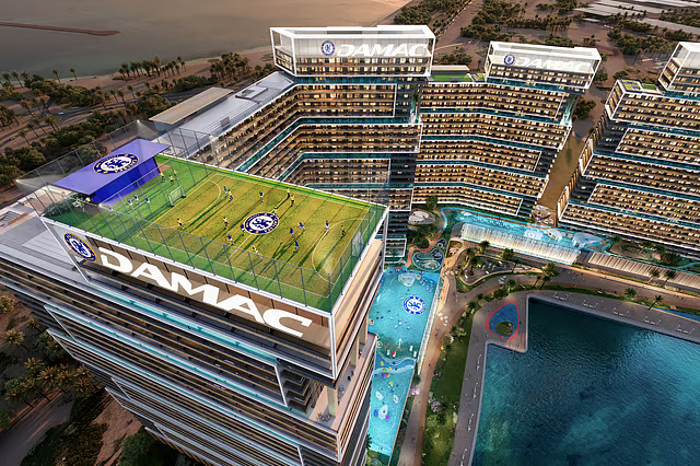 DAMAC Football Club Partnership To Bring Chelsea FC Waterfront Towers in Dubai